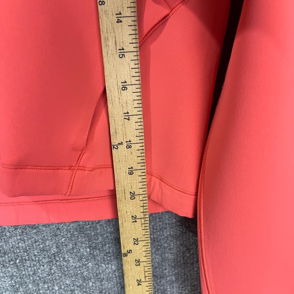 Lululemon AirWrap Pullover Hoodie Size 4 Red Orange Cropped Sweatshirt - Picture 5 of 7